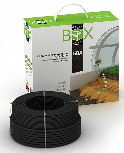 Комплект для обогрева грунта теплиц GREEN BOX AGRO на 8 кв.м.
